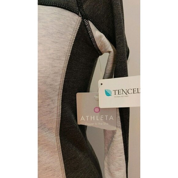 NWT ATHLETA Gray/Heather Long Sleeve Omega Dress Size XS - Picture 3 of 6